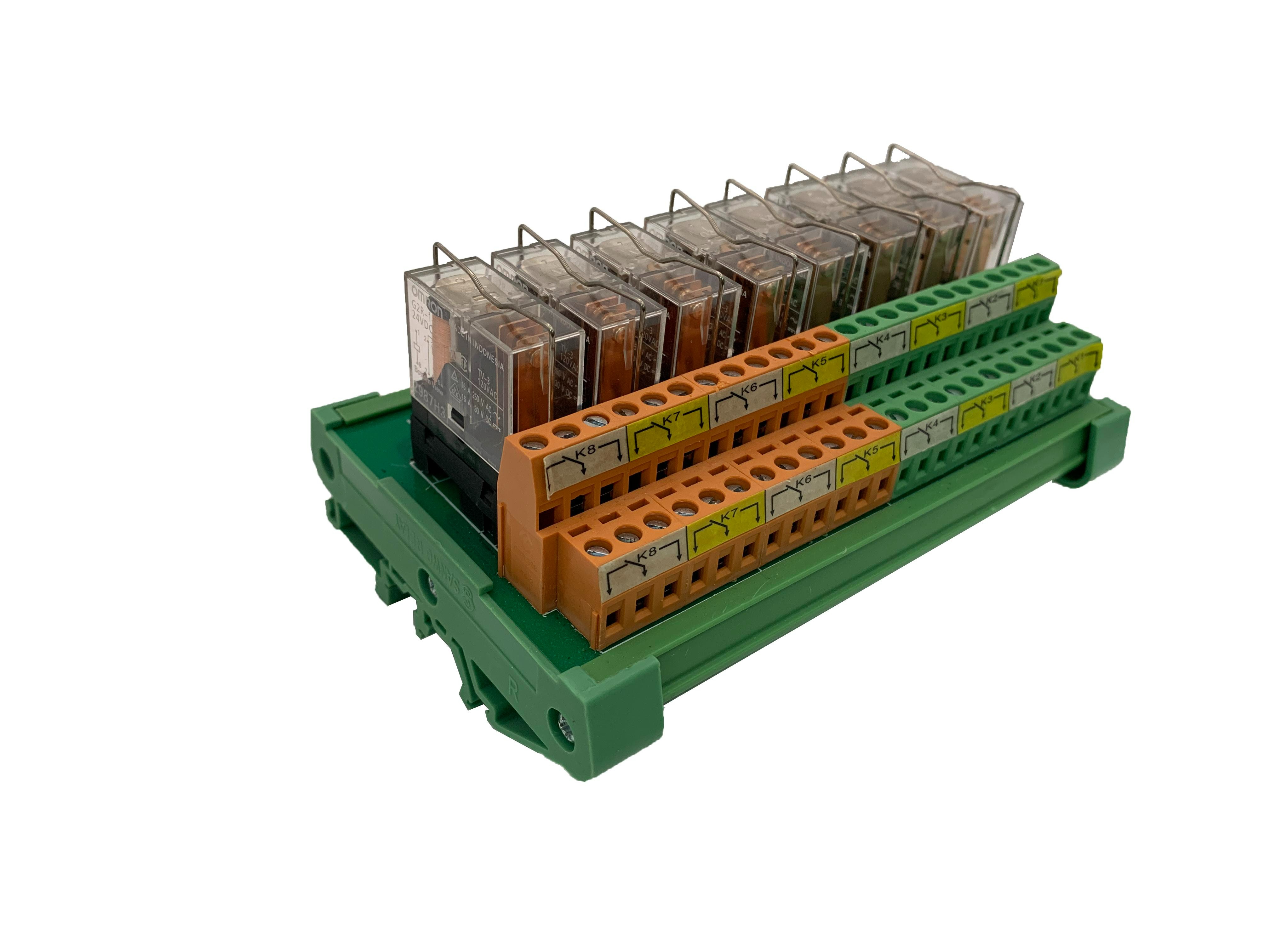 G2R-1-E DC24V 8路無壓敏電阻版